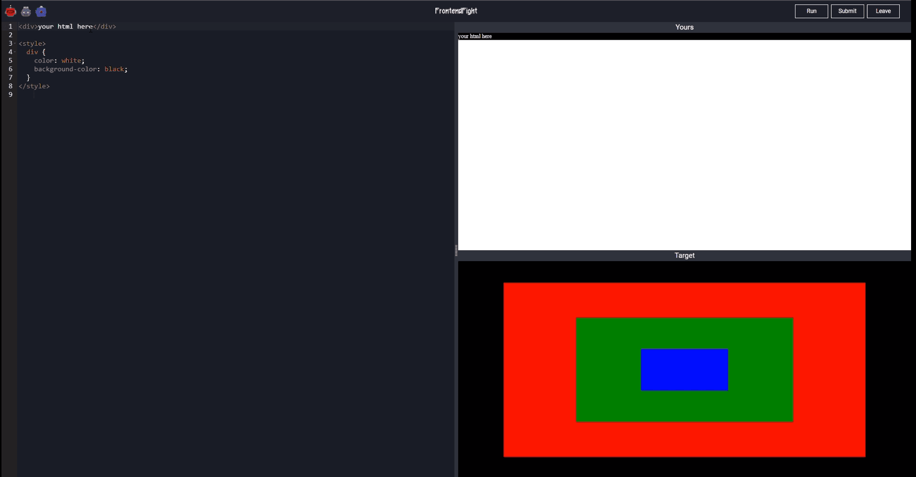 FrontendFight: Multiplayer CSS battle